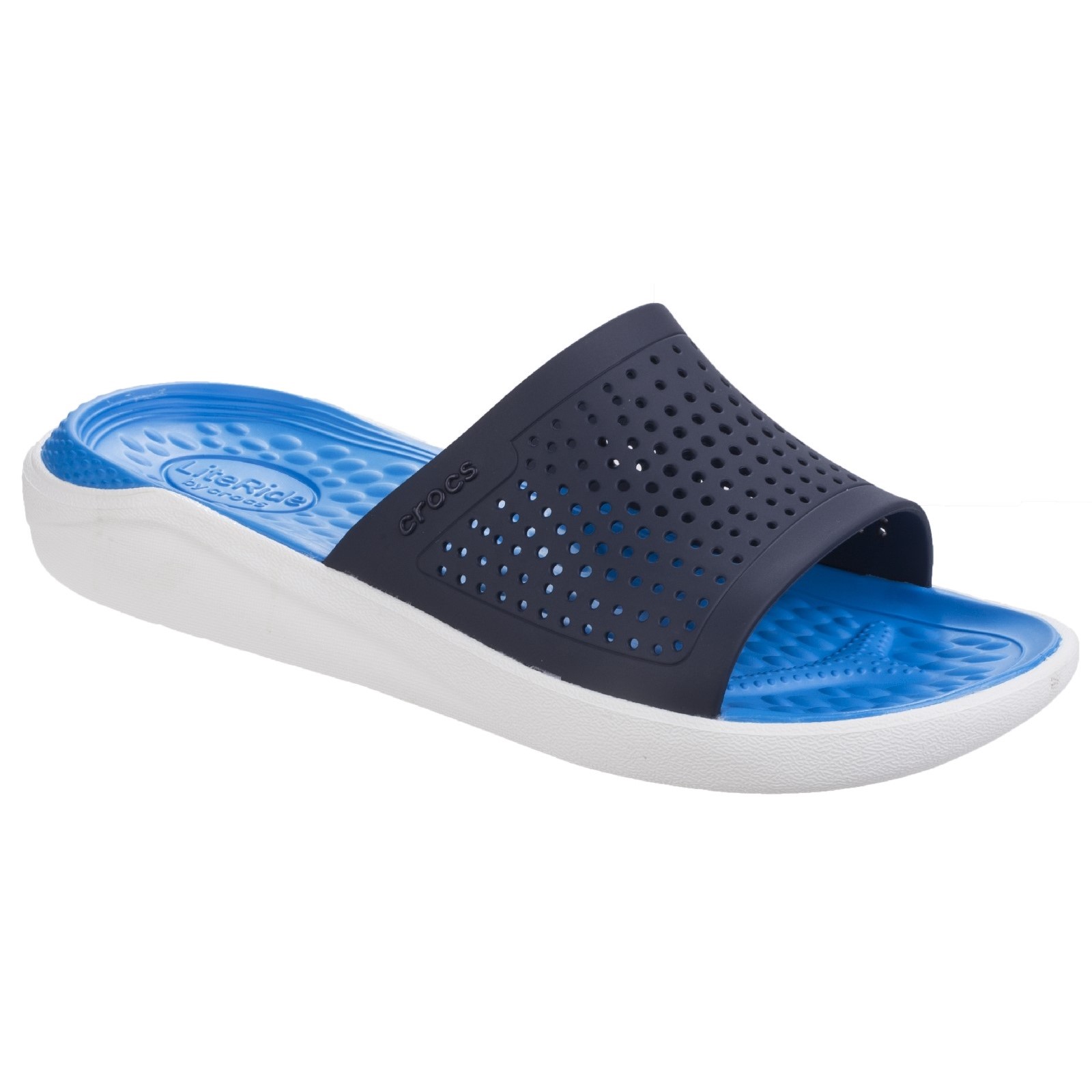 Crocs Unisex LiteRide Slider Badeschuhe Pantoletten Flip Flops Schuhe Sommer Crocs Unisex LiteRide Slider Badeschuhe Pantoletten Flip Flops Schuhe Sommer