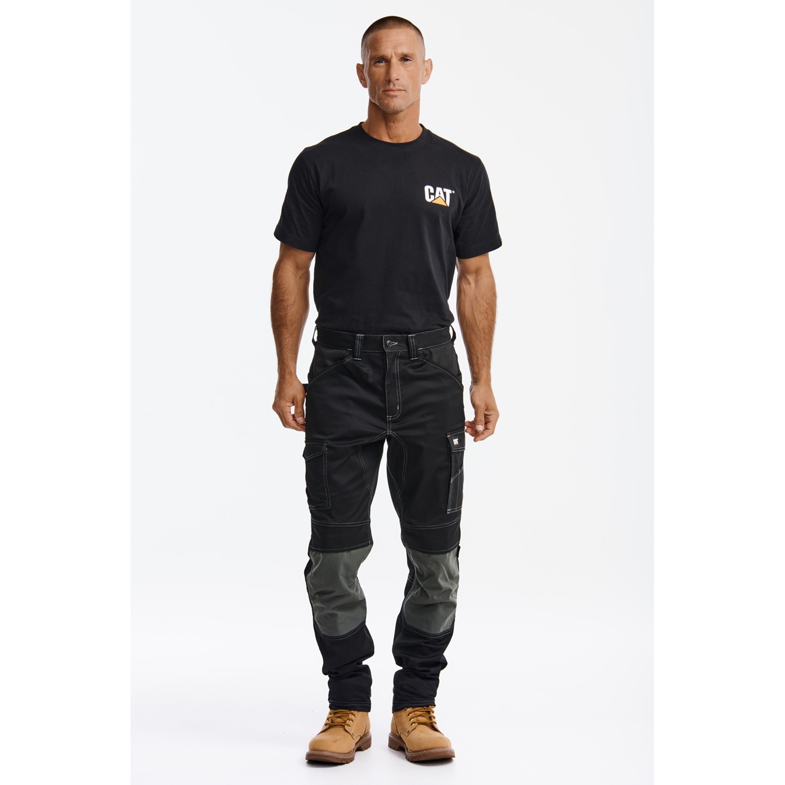 Essential Knee Pocket Stretch Holster Trouser, front