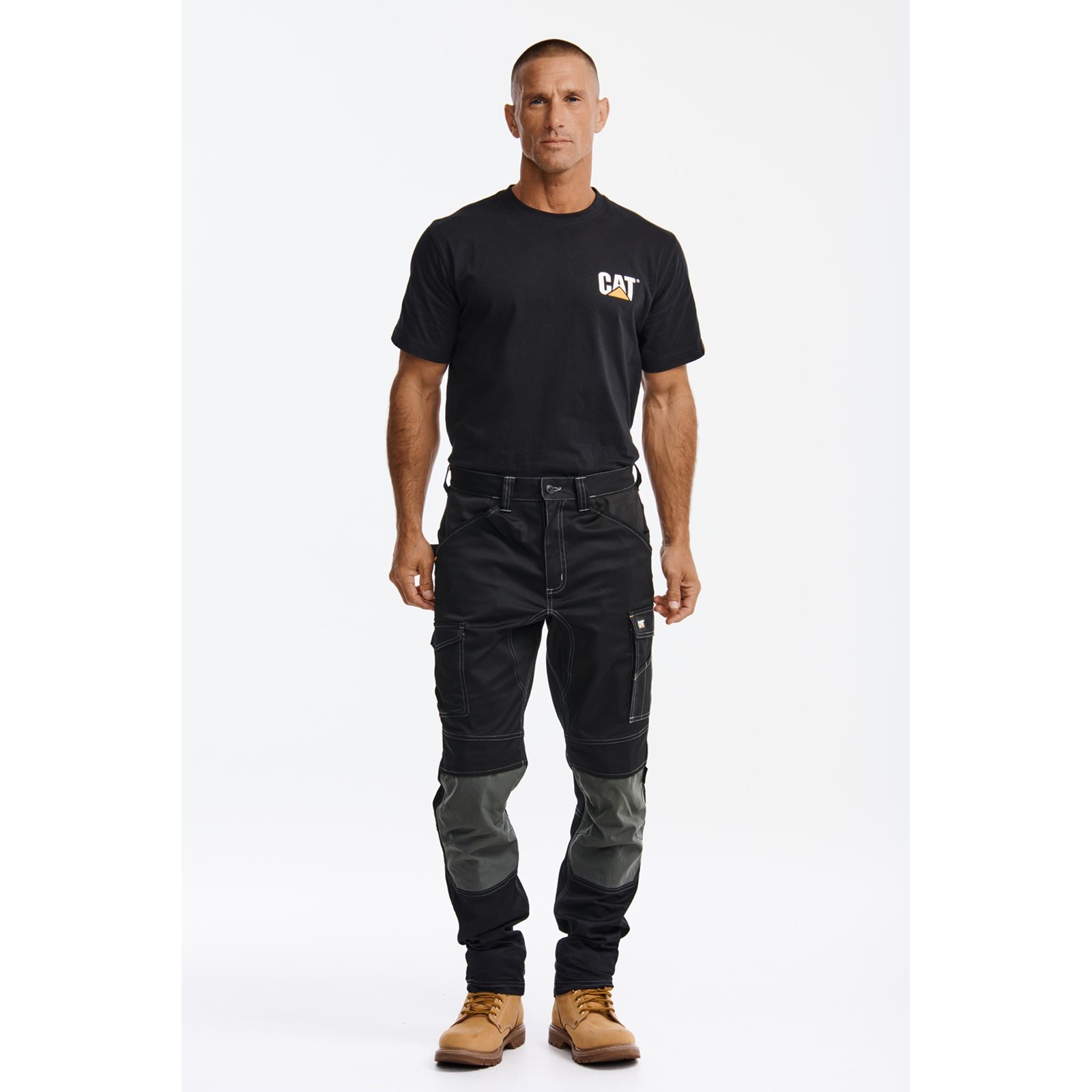 Essential Knee Pocket Stretch Holster Trouser, front