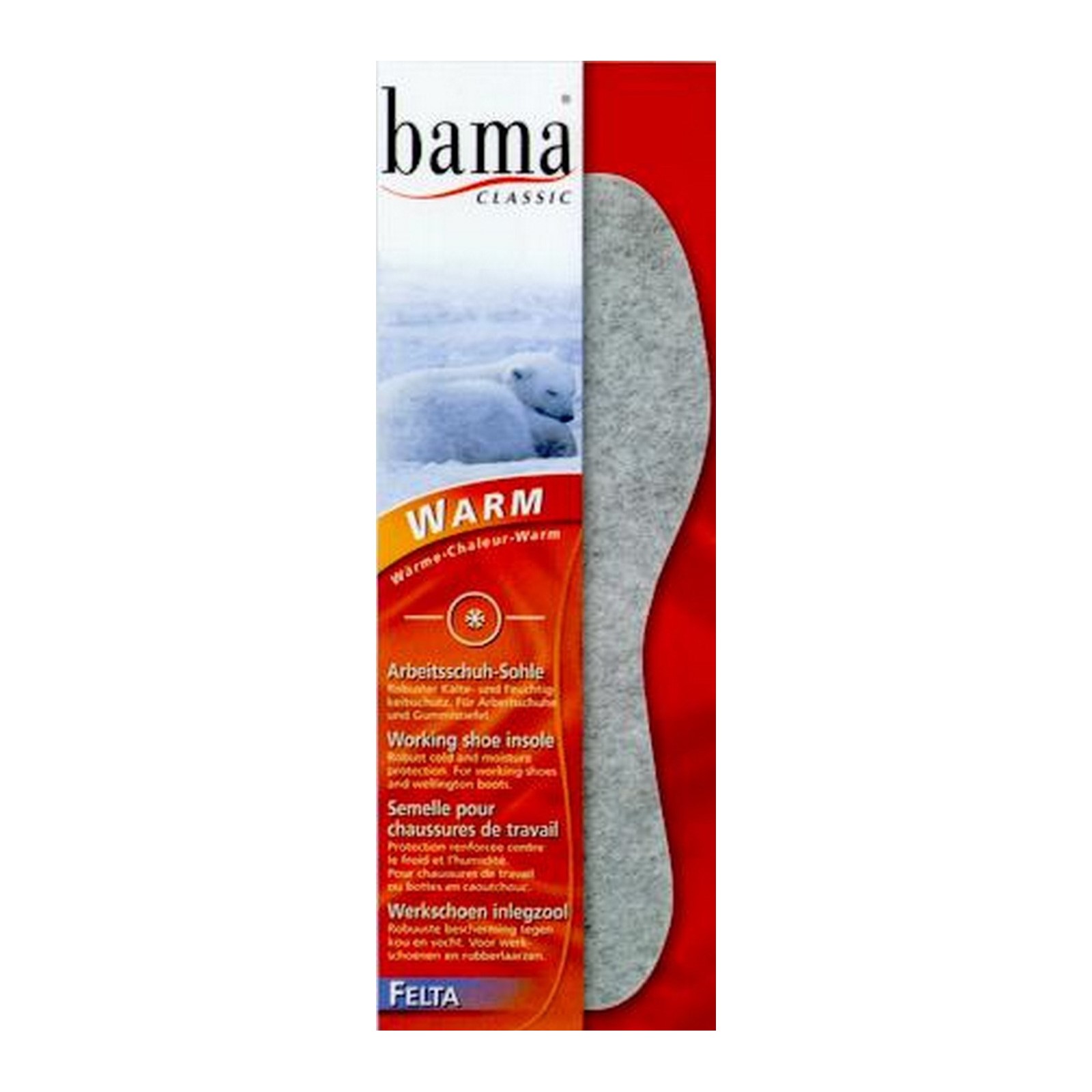 Dasco Bama Warm Felta Sox Insole 5 Pack