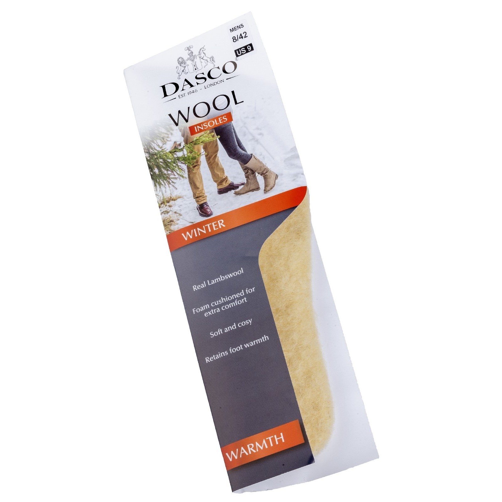 Dasco Lambs Wool Insole Ladies 6 Pack