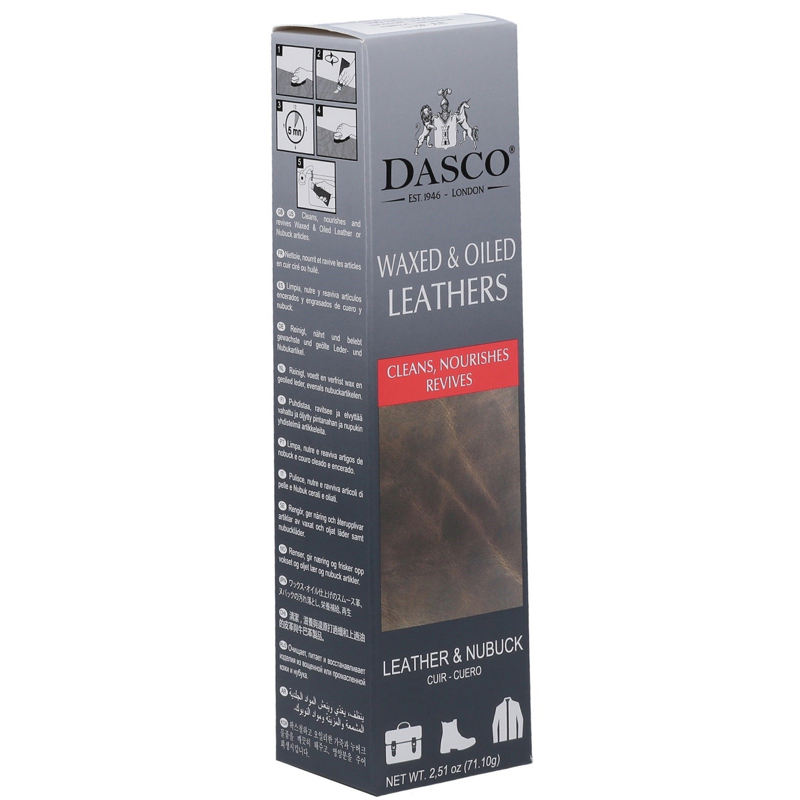 75ml Waxed Leather Cream, detail