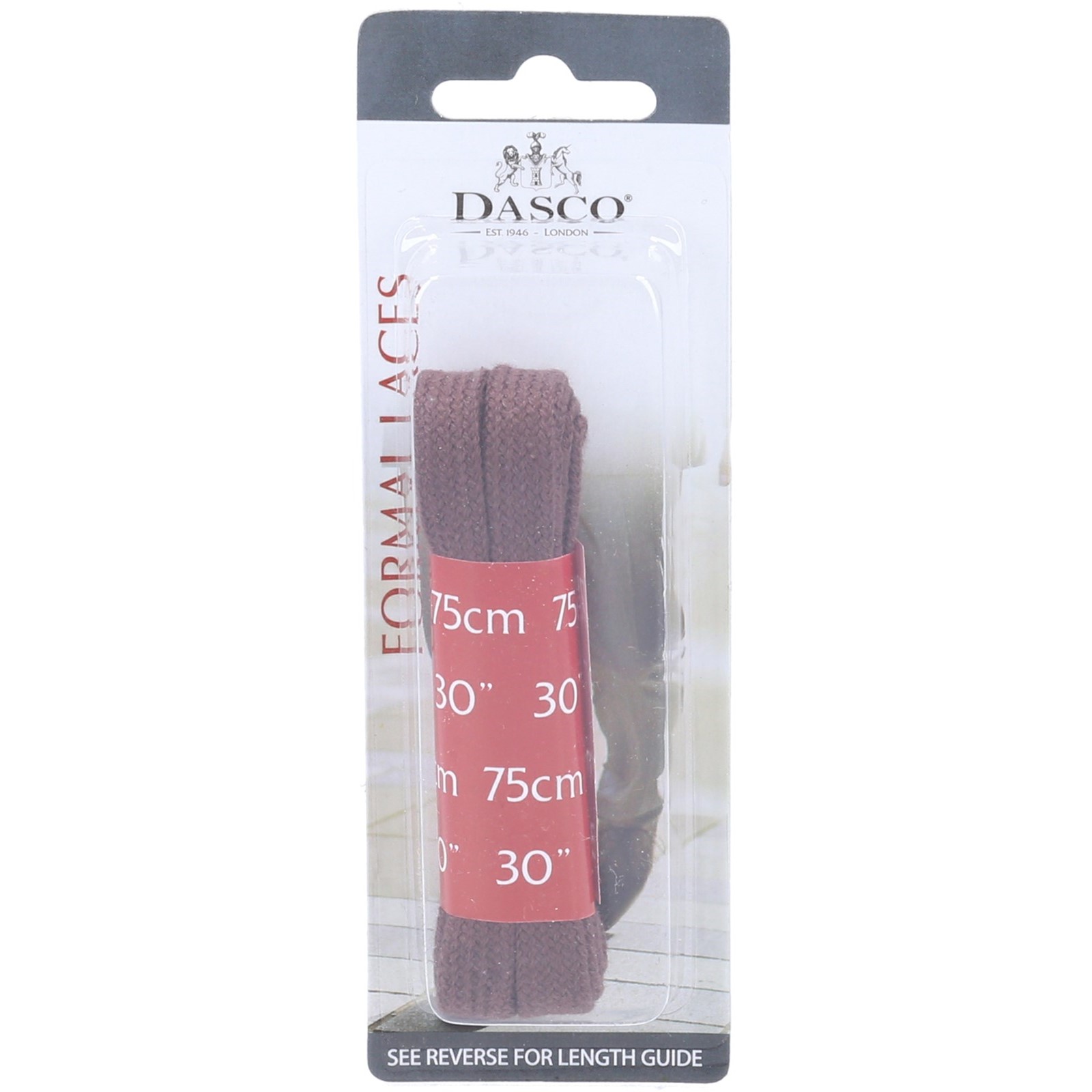 75cm Flat Shoe Lace, front