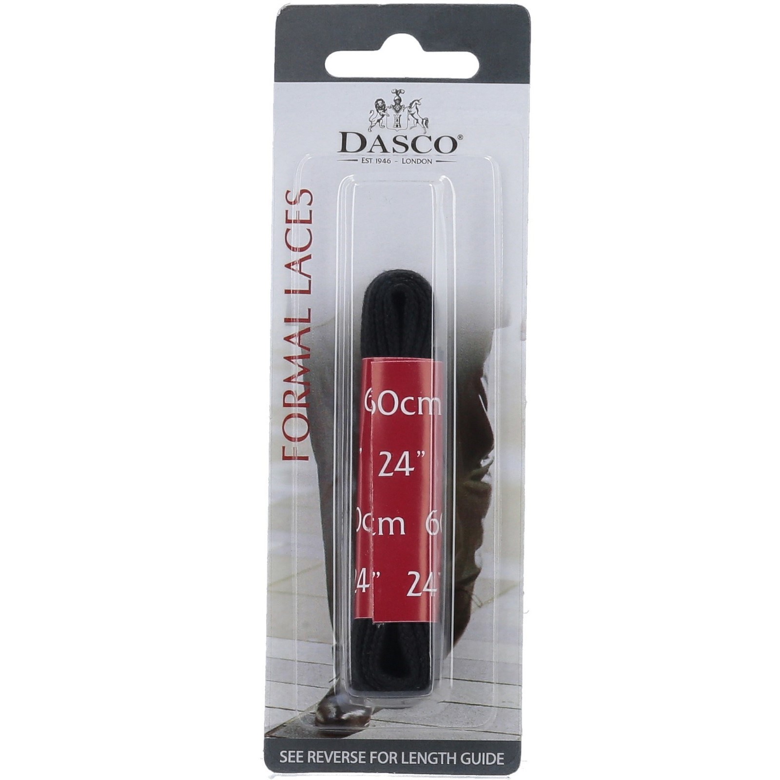 60cm Flat Shoe Lace, front