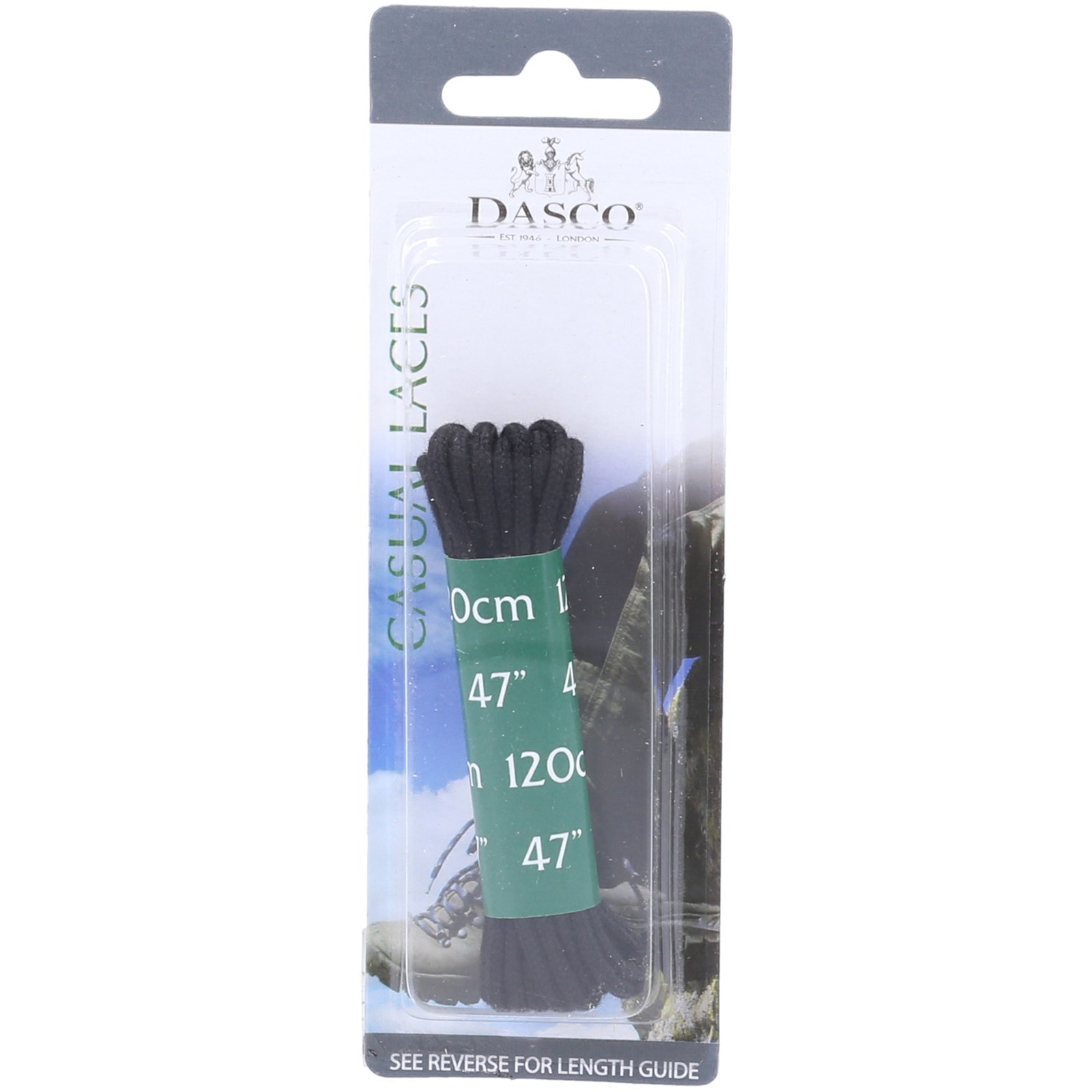 120cm Round Boot Lace, front