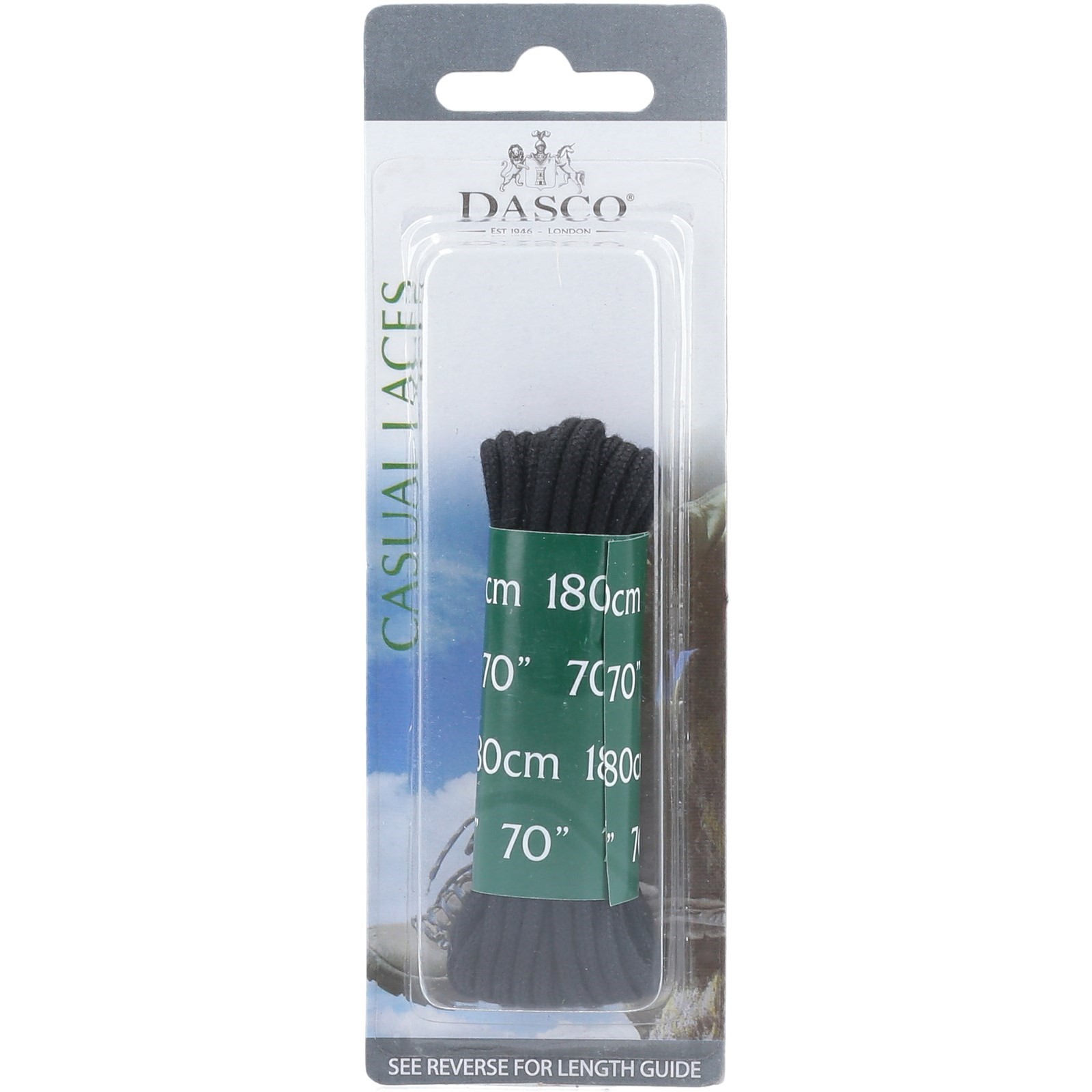180cm Round Boot Lace, front
