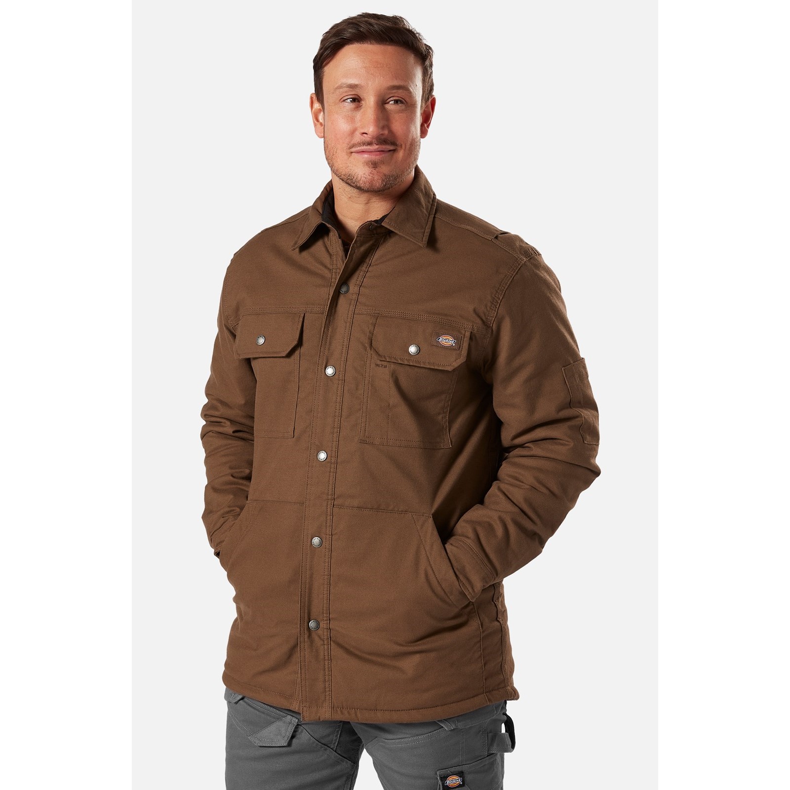 Flex Duck Shirt Jacket, front