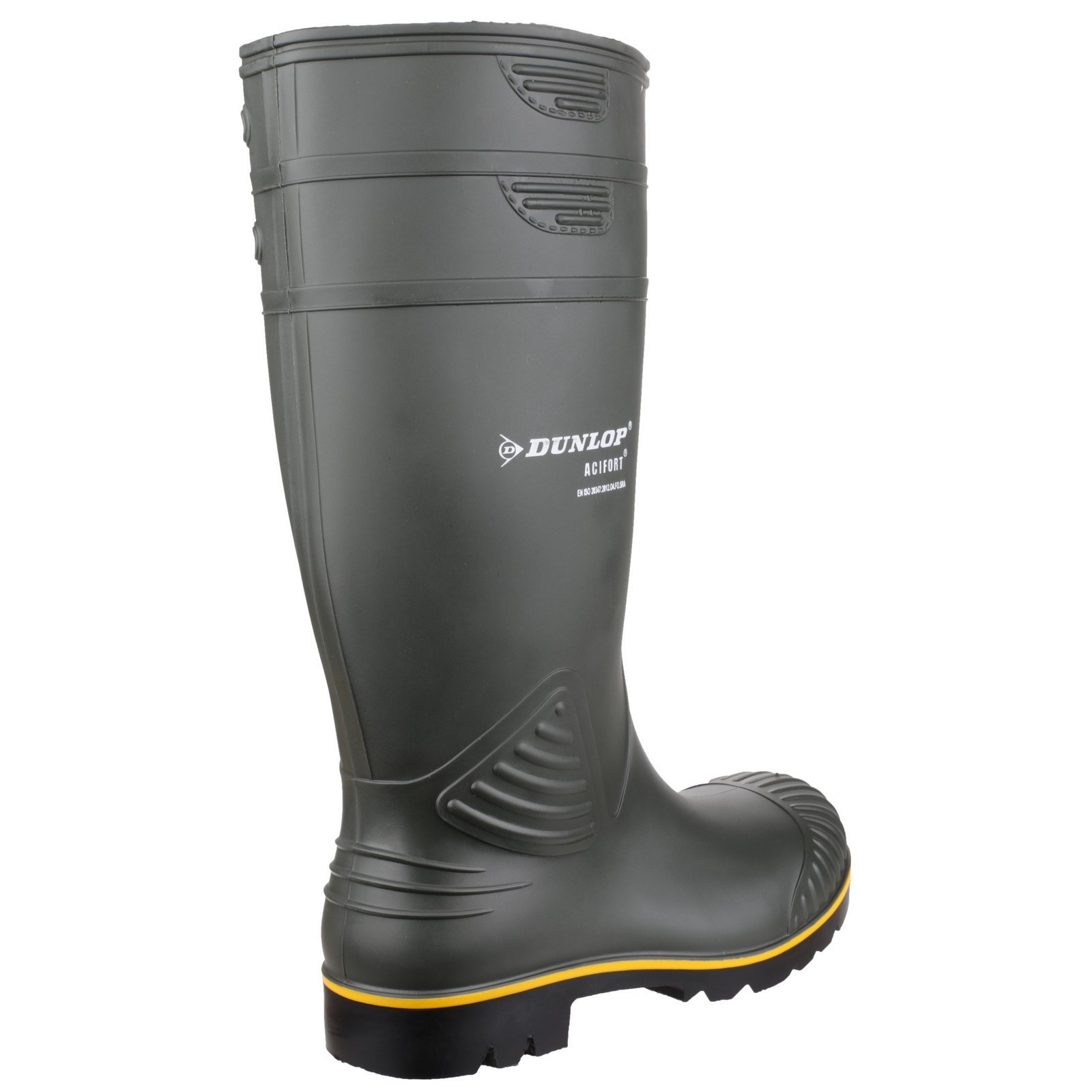 Dunlop Acifort Heavy Duty Non Safety Wellington FO SRA worn