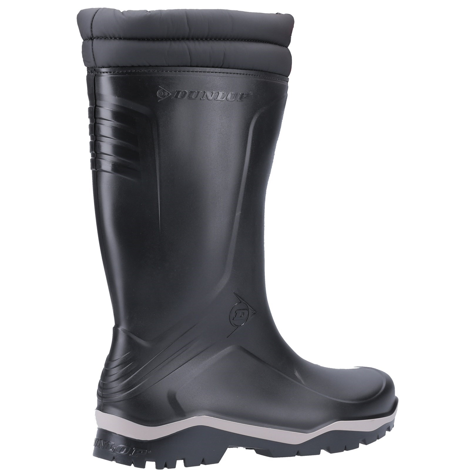 Dunlop Blizzard Plain Rubber Wellington worn