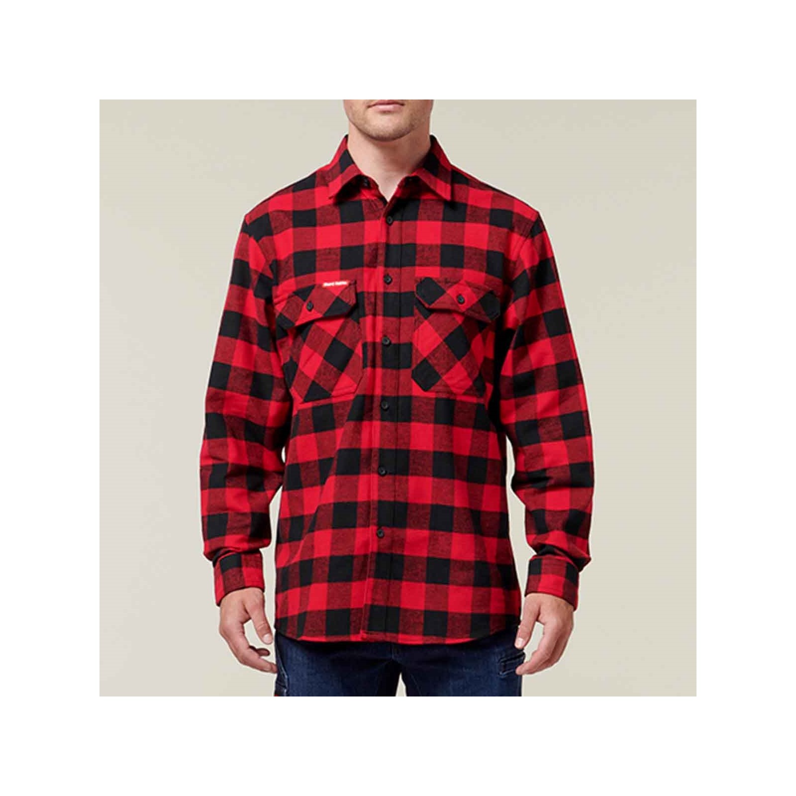 Long Sleeve Check Flannel Shirt