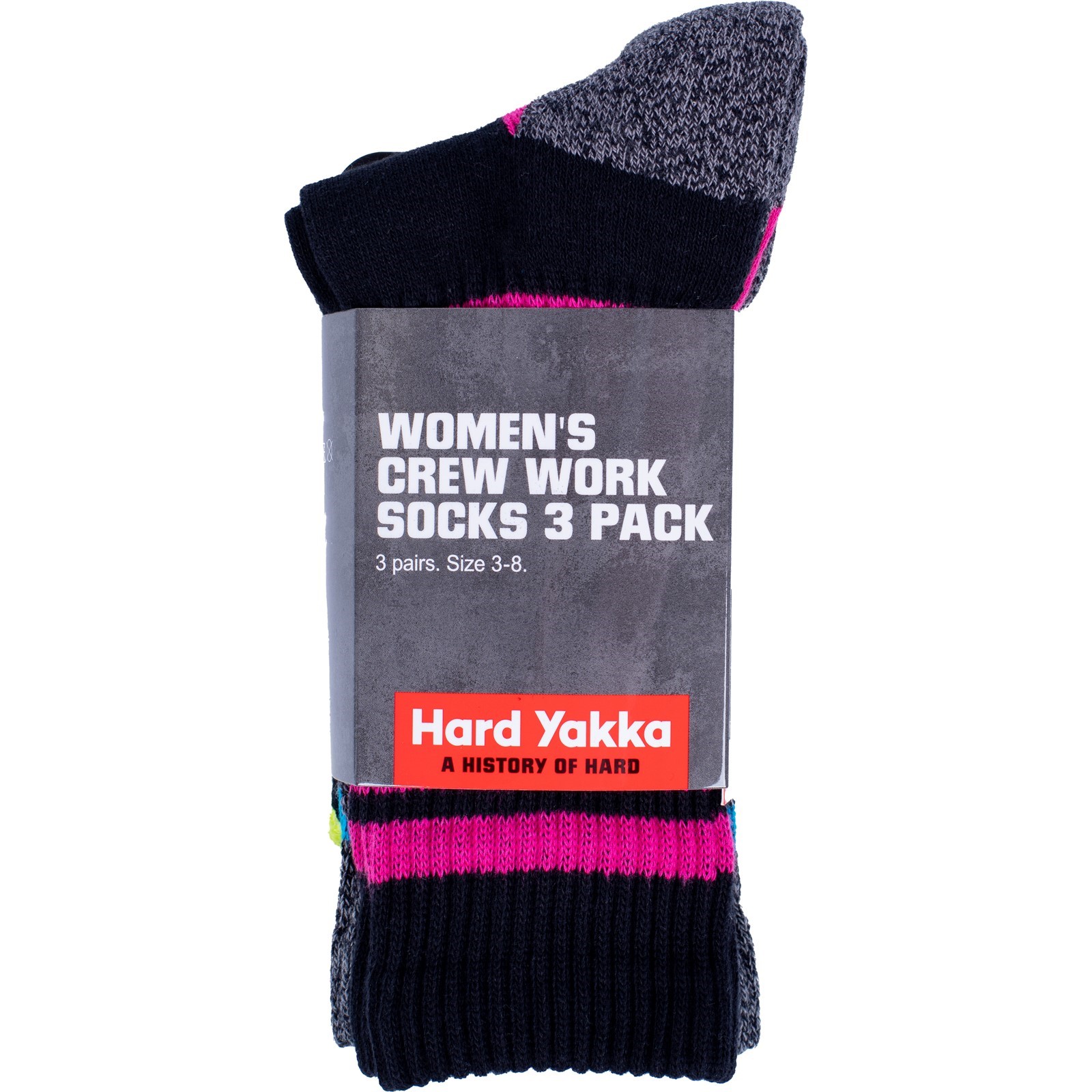 Crew 3 Pack Work Sock, detail