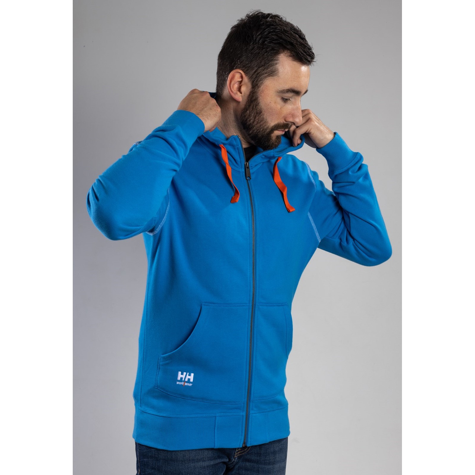 Oxford Zip Hoodie