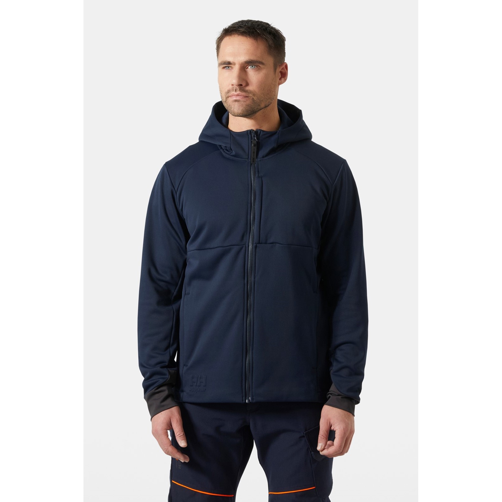 Tech Hooded Midlayer, front