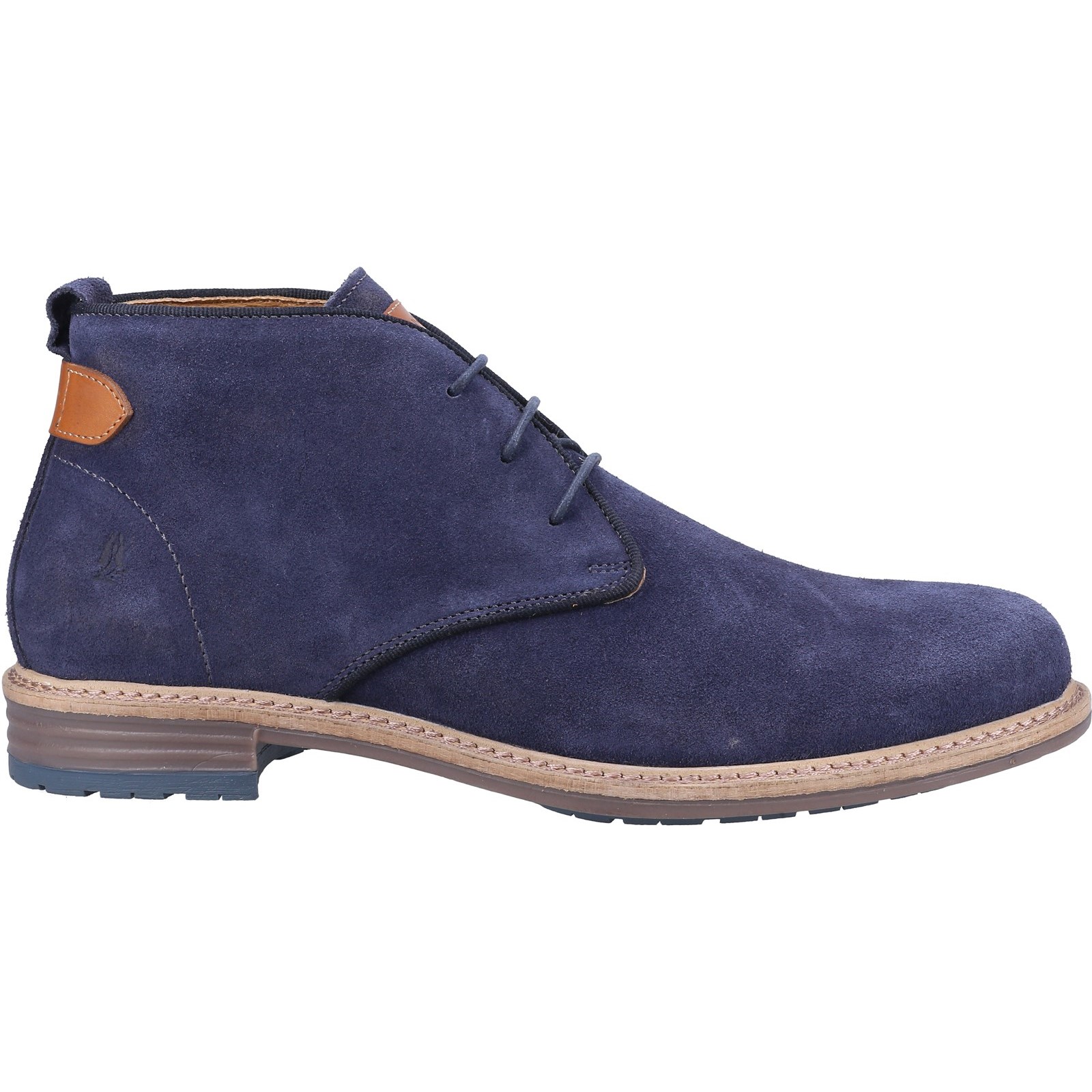 Hush Puppies Jonas Suede Mens Boots Men's Desert Lace Chukka Navy | eBay