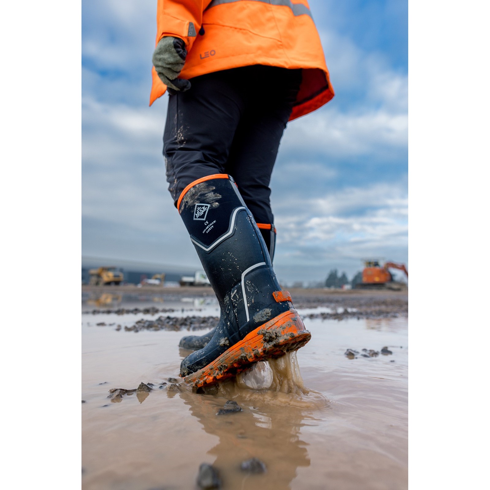 Grit S5 Safety Wellington (Women's), detail