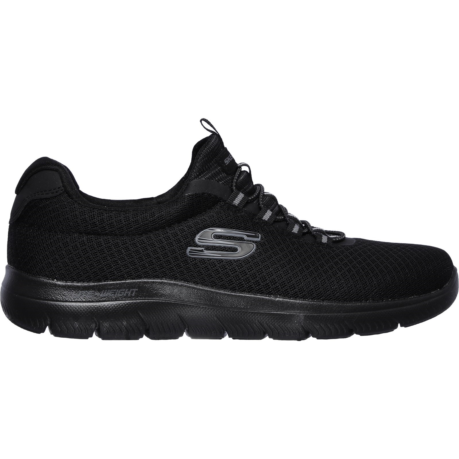 Skechers Summits Mens Sports 52811 Slip Trainers Black Men's | eBay