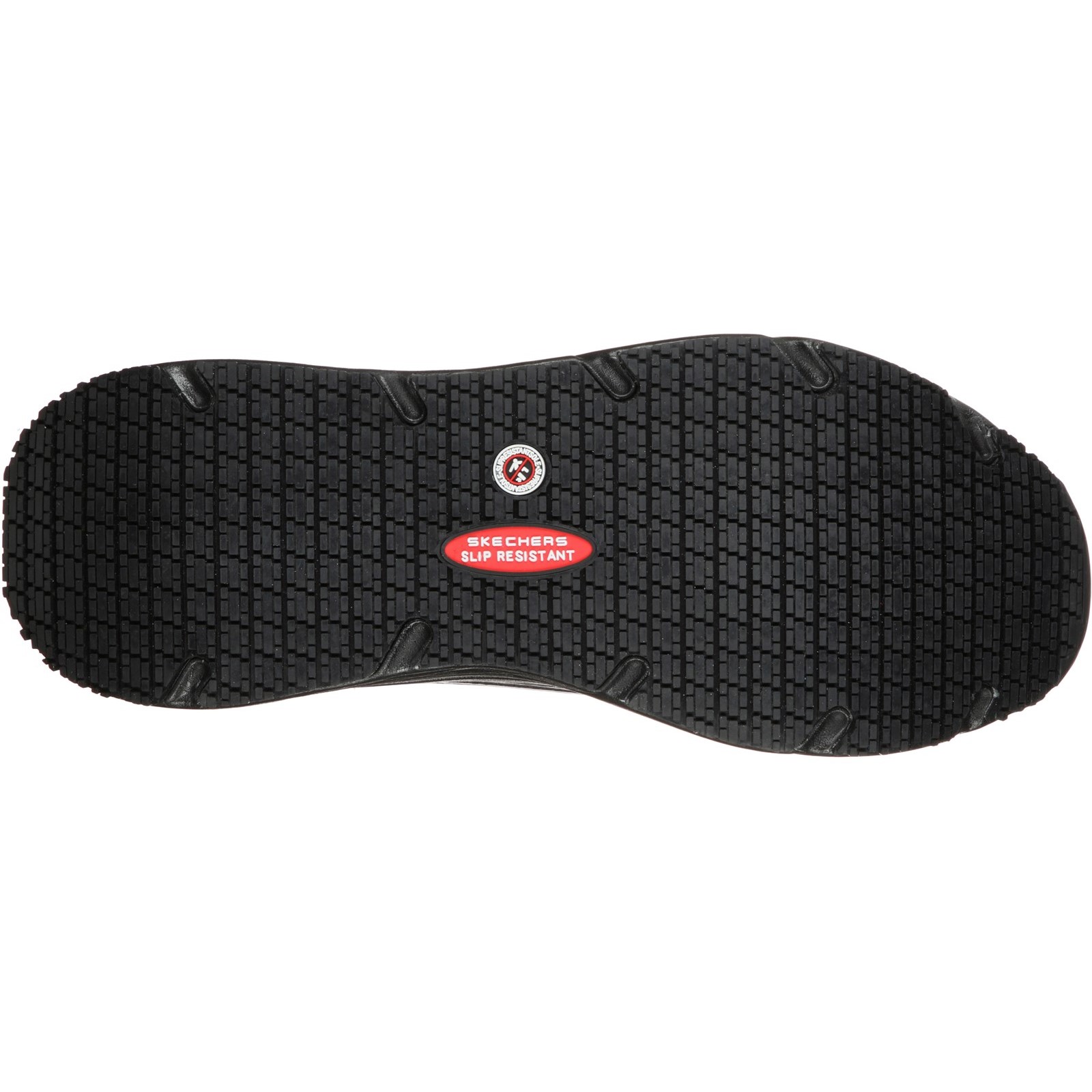 Skechers Workwear Relaxed Fit Max Cushioning Elite Occupational Trainer SR worn